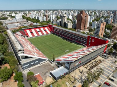 Buenos Aires, Arjantin, 22 Şubat 2023: Jorge Luis Hirschi Stadyumu, Club Estudiantes de La Plata, (