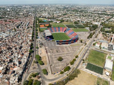 Buenos Aires, Arjantin, Marzo 4, 2023 Havacılık: Ciudad de Lans-Nstor Daz Stadyumu. Lans Stadyumu. La Fortaleza
