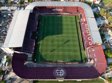 Buenos Aires, Arjantin, Marzo 4, 2023 Havacılık: Ciudad de Lans-Nstor Daz Stadyumu. Lans Stadyumu. (