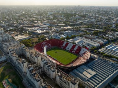 Buenos Aires, Arjantin, Marzo 4, 2023 Havacılık: Ciudad de Lans-Nstor Daz Stadyumu. Lans Stadyumu. (