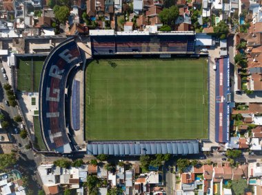 Buenos Aires, Arjantin, Marzo 4, 2023 Havacılık: Ciudad de Lans-Nstor Daz Stadyumu. Lans Stadyumu. (