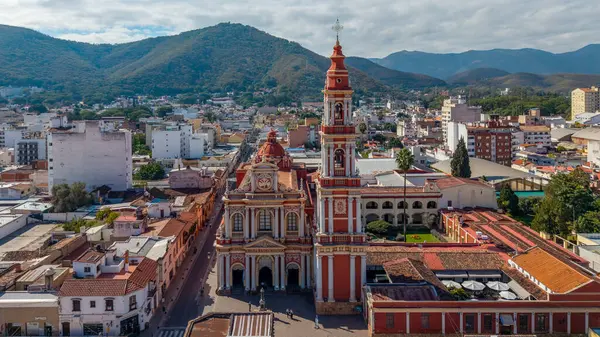 Salta, Arjantin, 4 Mayıs 2025: San Francisco Kilisesi - Salta, Arjantin.