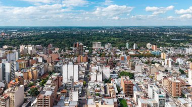 Havadan görünümü, şehir, San Miguel de Tucuman, Arjantin.