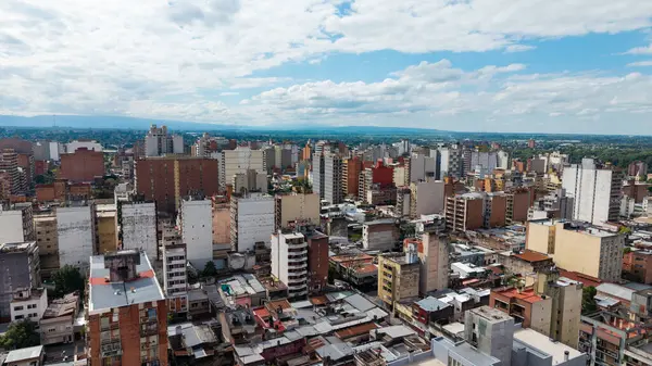 Havadan görünümü, şehir, San Miguel de Tucuman, Arjantin.