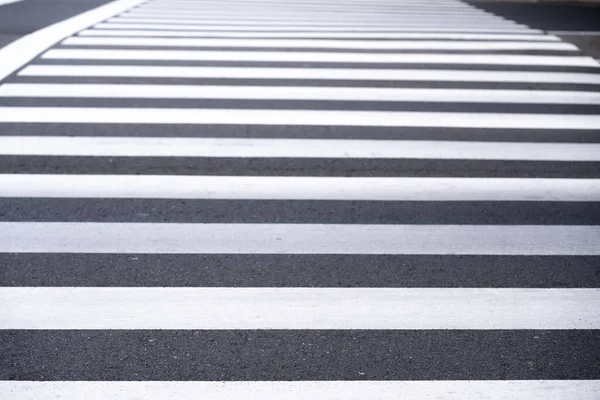 Crosswalk Gågata Bakgrund Med Svart Färg — Stockfoto