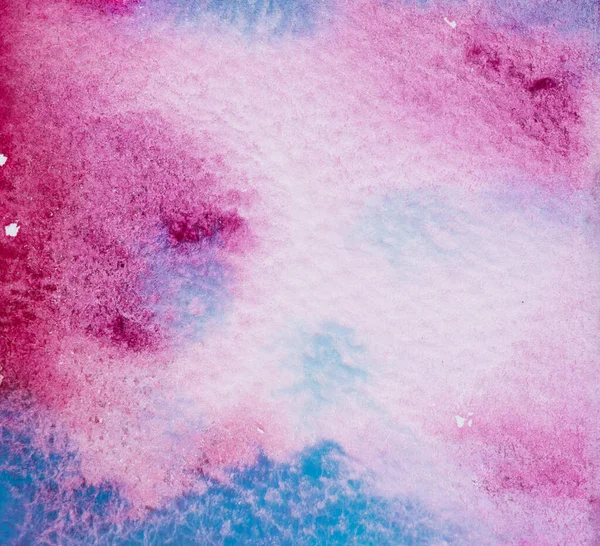 Soyut Çizimi Suluboya Gazeteye Renkli Bir Şekilde Sıçramış Boya Fırçalarıyla — Stok fotoğraf