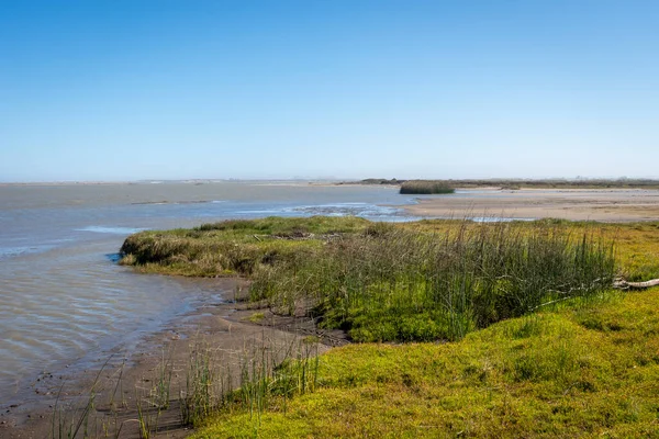 Die Mündung Des Orange River Die Alexander Bay Nordkap Südafrika — Stockfoto