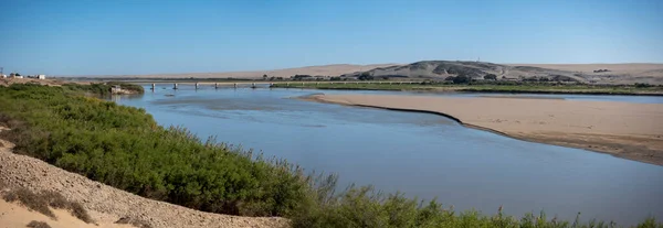 Güney Afrika Namibya Arasındaki R382 Yolundaki Orange Nehri Ernest Oppenheimer — Stok fotoğraf