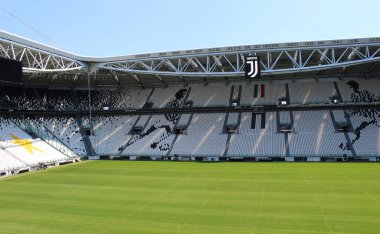 Torino, İtalya - 27 Ekim 2022 - Torino 'daki boş Juventus Stadyumu