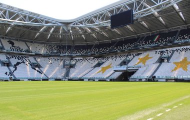 Torino, İtalya - 27 Ekim 2022 - Torino 'daki boş Juventus Stadyumu