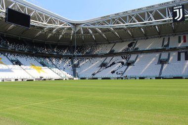 Torino, İtalya - 27 Ekim 2022 - Torino 'daki boş Juventus Stadyumu