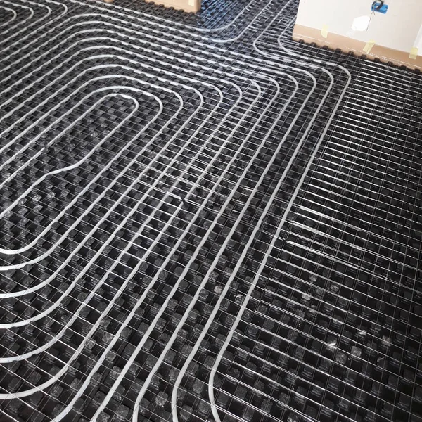 Heizungs Und Kühlsystem Für Fußbodenheizung Stockfoto