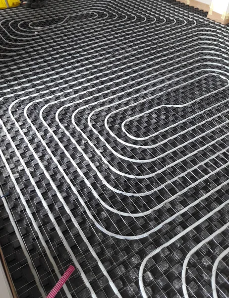 Radiant Floor Heating Cooling System — Stock Photo, Image