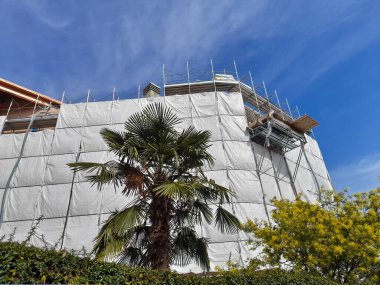 Work in progress on the building site for energy efficiency