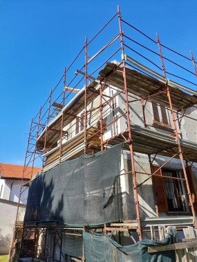 İnşaat alanında çalışma durduruldu.