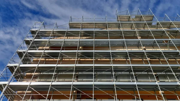 Pågående Arbeten Byggarbetsplatsen För Att Bygga Nya Byggnader — Stockfoto
