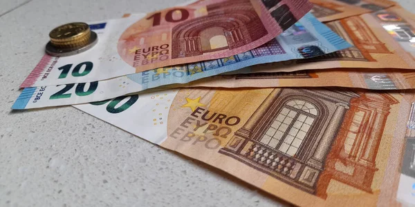 Banconote Euro Ricchezza — Foto Stock