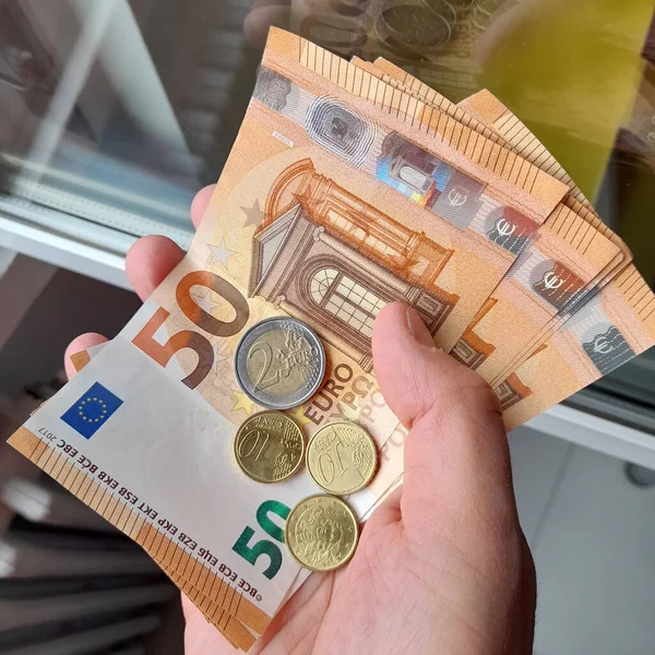 Billetes Euros Riqueza —  Fotos de Stock