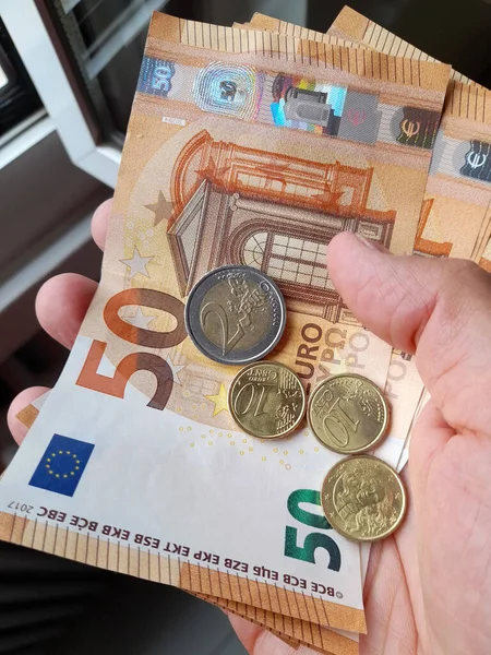 Banconote Euro Ricchezza — Foto Stock
