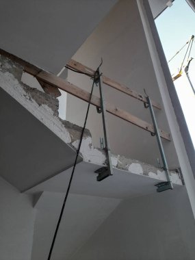 İnşaat site yapım aşamasında