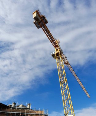 Apartman inşaatı için inşaat çalışması