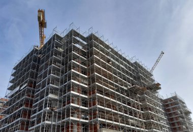 Şehirde inşaat çalışmaları sürüyor.