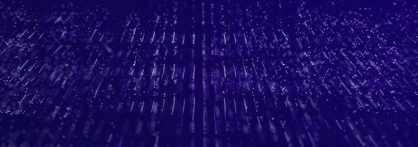 Красива Вигнута Хвиля Темному Тлі Цифрові Технології Фону Концепція Мережі — стокове фото