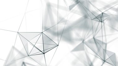 Soyut dijital iletişim noktaları. Teknolojik geçmiş. Ağ bağlantısı yapısı. Renkli pleksus etkisi. 3B görüntüleme