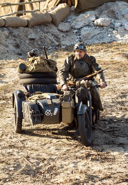 Днепр Украина 2013 Военное Представление Периода Второй Мировой Войны Танками — стоковое фото