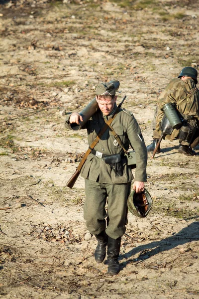 Дніпро Україна 2013 Військове Дійсне Шоу Періоду Другої Світової Війни — стокове фото