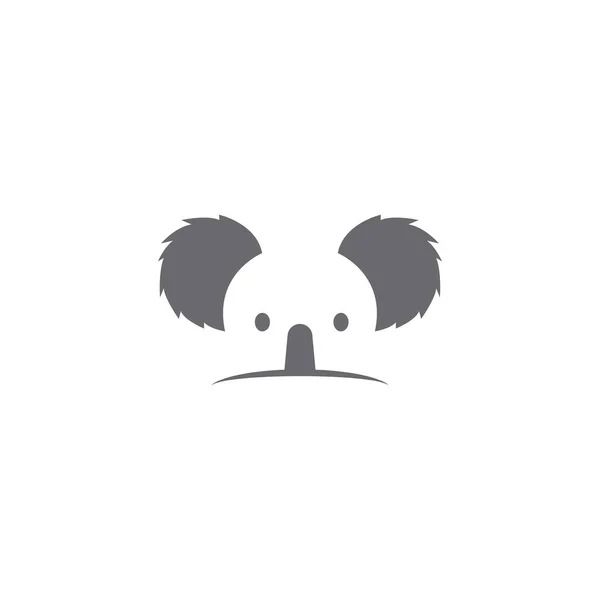 Koala Logo Icon Design Illustration Vector — Stock Vector