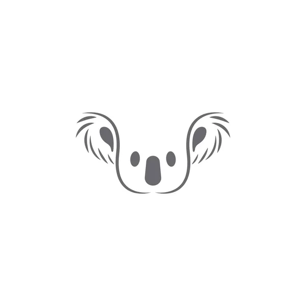 Koala Logo Symbol Design Illustration Vektor — Stockvektor