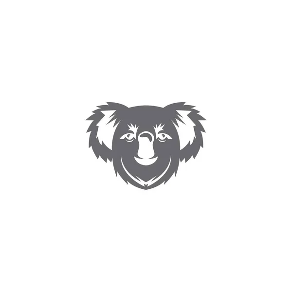 Koala Logo Icono Diseño Ilustración Vector — Archivo Imágenes Vectoriales