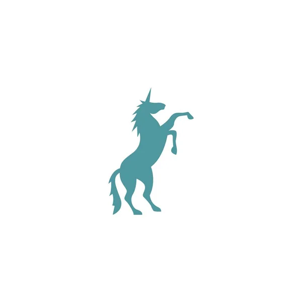 Einhorn Logo Symbol Design Illustration Vektor — Stockvektor
