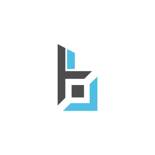 Bokstav Logotyp Illustration Vektor — Stock vektor