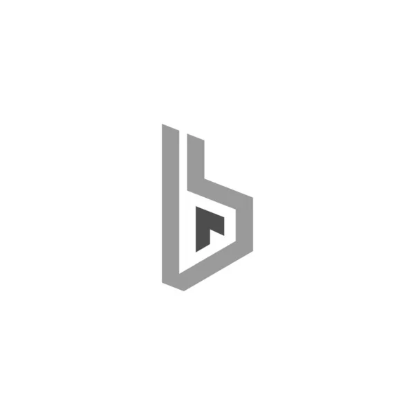 Bokstav Logotyp Illustration Vektor — Stock vektor