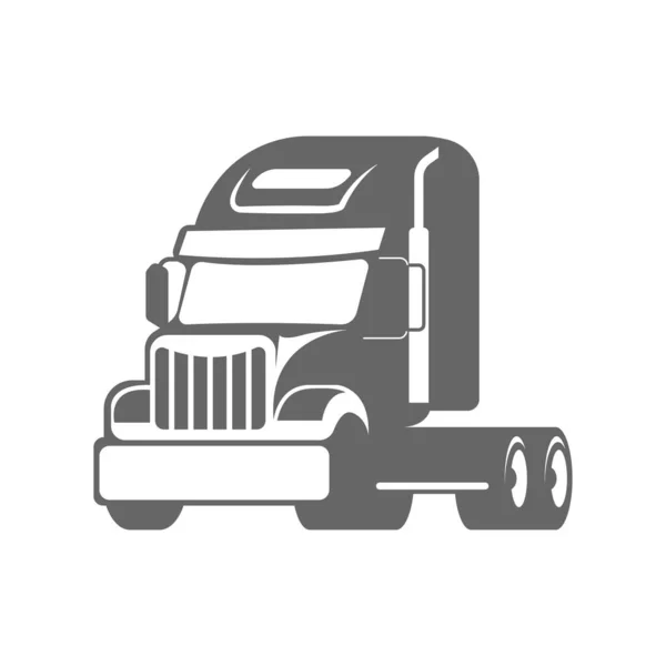 Caminhão Logotipo Ícone Design Ilustração Vetor — Vetor de Stock
