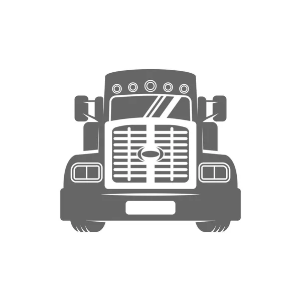 Camión Icono Logo Diseño Ilustración Vector — Archivo Imágenes Vectoriales