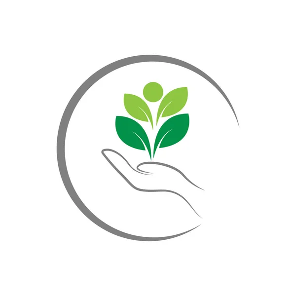 Landwirtschaft Logo Symbol Design Illustration Vektor — Stockvektor