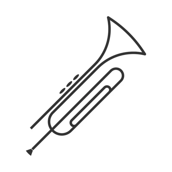 Ilustración Diseño Icono Logotipo Trompeta — Archivo Imágenes Vectoriales
