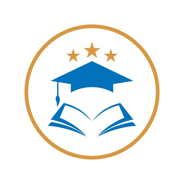 Education École Logo Conception Illustration — Image vectorielle