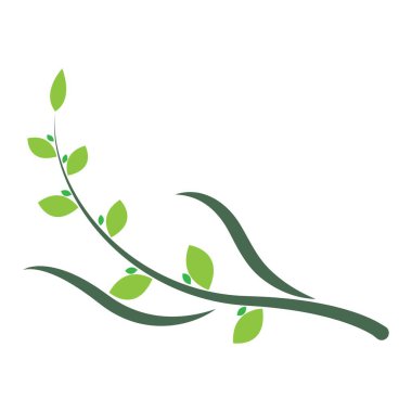 Willow simgesi logo tasarımı illüstrasyonu