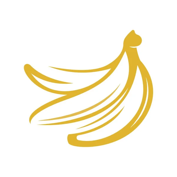 Ilustração Design Ícone Logotipo Banana —  Vetores de Stock