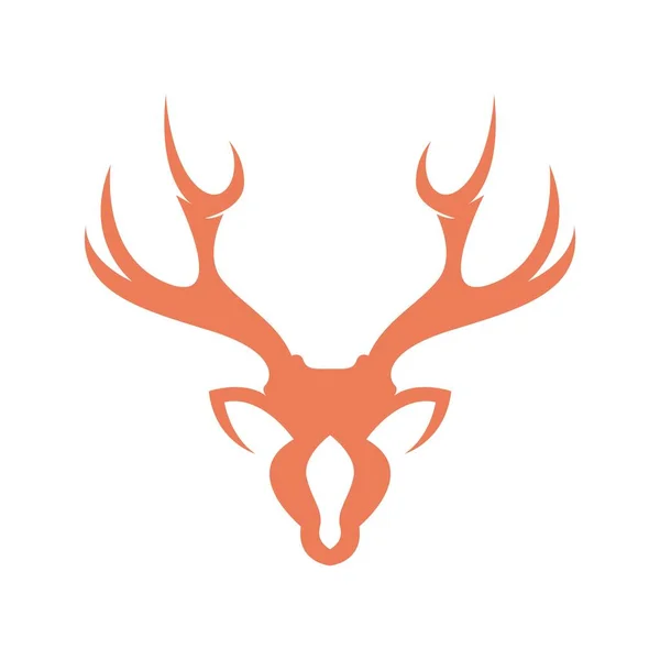Herten Logo Pictogram Ontwerp Illustratie — Stockvector