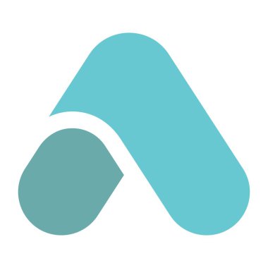 Letter A logo design illustration 