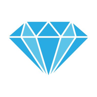 Diamond jewelery icon design illustration