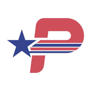 Letter P logo icon design illustration