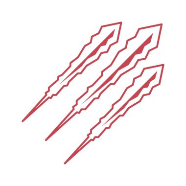 Claw icon logo design illustration