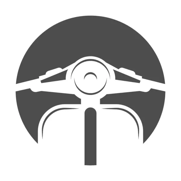 Scooter Icône Logo Illustration Conception — Image vectorielle