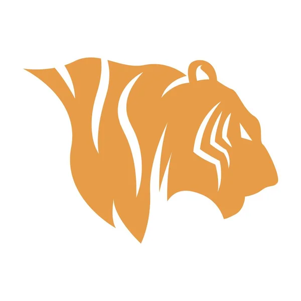Ilustración Del Logo Del Icono Del Tigre — Archivo Imágenes Vectoriales